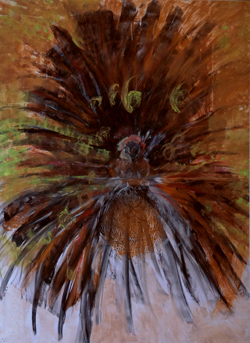 Wilder Vogel – Acryl von Ruth Zenhäusern